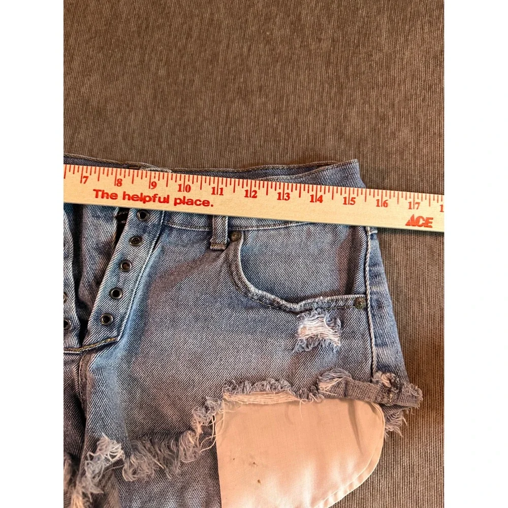 Sincerely Jules Denim Shorts Bundle 2 Pairs Distressed Cut Off Blue Women 3/26